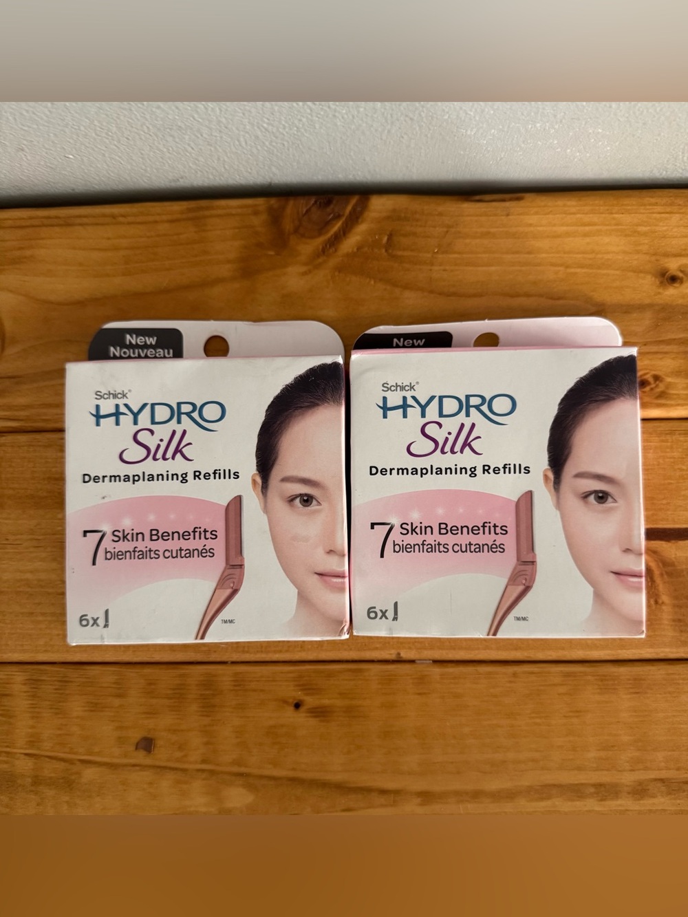Schick Hydro Silk Dermaplaning Refills – Pink (6 Pack)